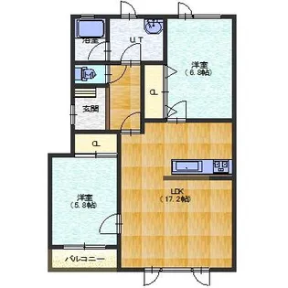 ルミエール【2階】の間取り