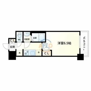 レシオスなんばVOGUE【3階】の間取り