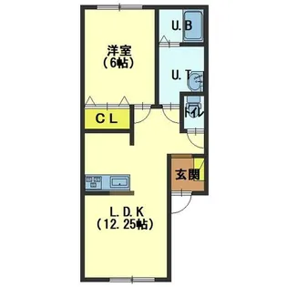 Prince K.RⅡ【103号室】の間取り