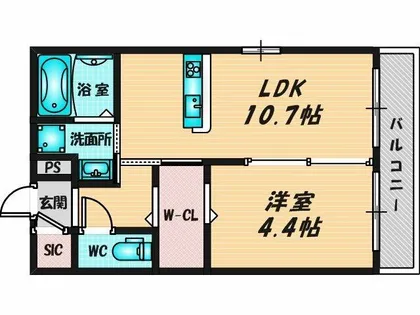 VIER CASA D【1階】の間取り