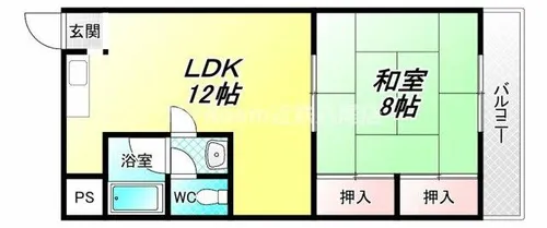 大ケイハイツ【3階】の間取り