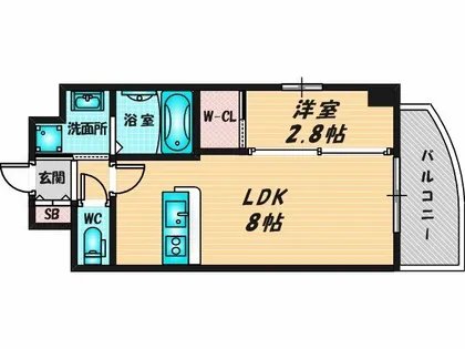 Alivis放出【3階】の間取り