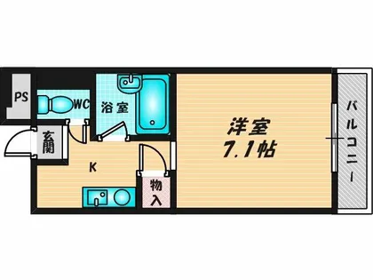 ヘリテージ鶴見【5階】の間取り