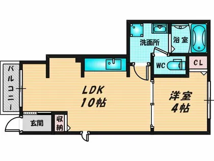 ブローテ花園【1階】の間取り