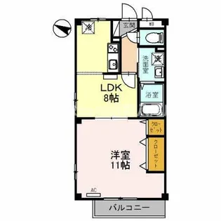 プランドール・ミノル【3階】の間取り