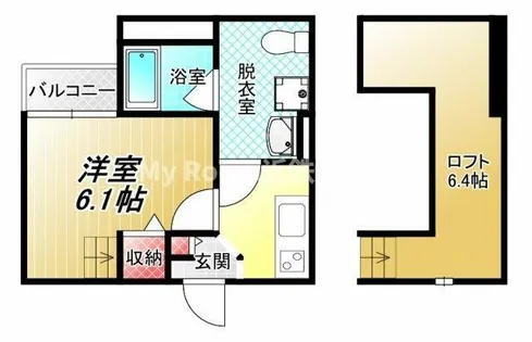 sea the stars【2階】の間取り