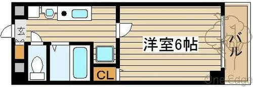 グランパシフィック十三【2階】の間取り