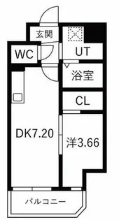 Art Ebie【10階】の間取り