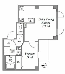 gm TENJIMBASHI【6階】の間取り