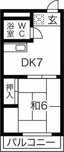 不二ガ丘ハイツ【217号室】の間取り