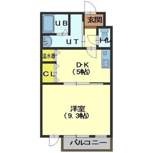 クラスターラティア【103号室】の間取り