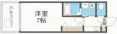 プレジール靱公園【3階】の間取り