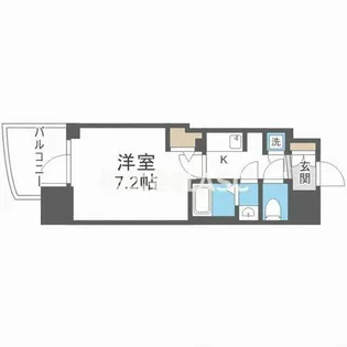 セレニテ本町東リアン【1101号室】の間取り