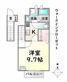 アスピリア マーム【2階】の間取り
