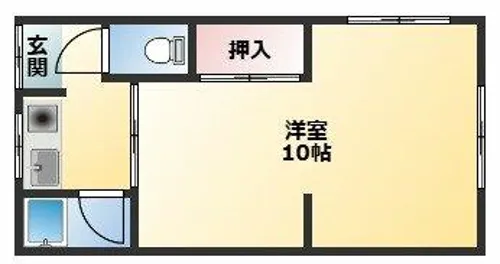 山之内文化【2階】の間取り