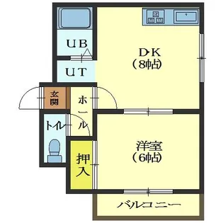 ニューライフ中道【303号室】の間取り