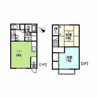 ルミエール住吉II【105号室】の間取り