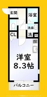 Sou.leaf九工大前【1階】の間取り