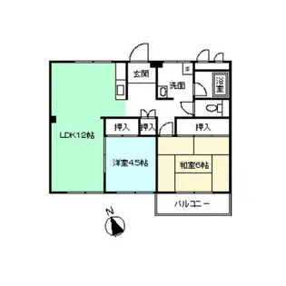 アネックス【304号室】の間取り