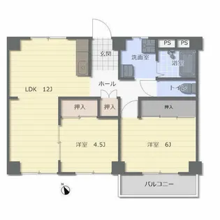 アネックス【304号室】の間取り