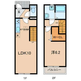 愛知県碧南市湖西町3丁目【アパート】の間取り