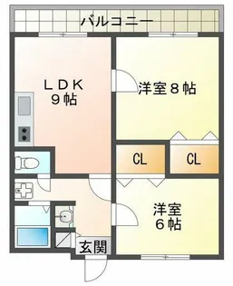ヴィ フォレストⅡ【2階】の間取り