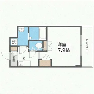 アーデン江坂Ⅲ【6階】の間取り