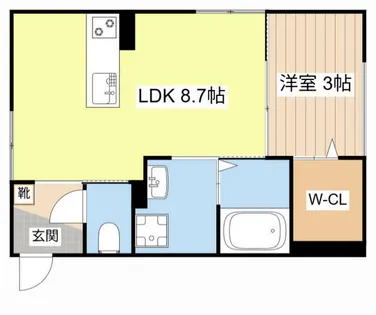 パーク水口【103号室】の間取り