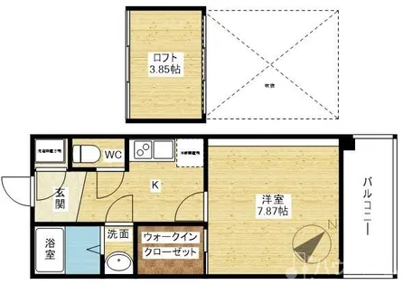 フォレステージュ江坂公園【8階】の間取り
