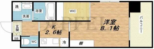 KAUNIS都島【4階】の間取り