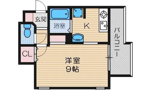 Villa Ciel【2階】の間取り
