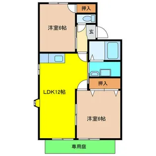 ピューラ13【1階】の間取り