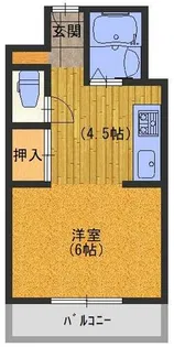ヴィラ大日町【4階】の間取り