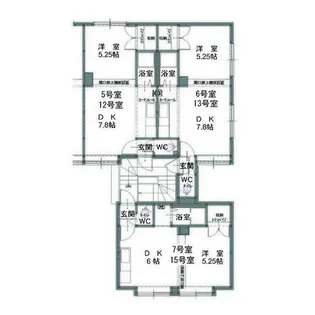 パール1NOVAマンション【2-10号室】の間取り