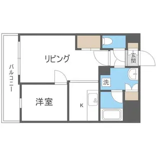 セントポーリアフラン【306号室】の間取り