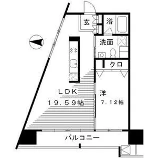 レジディア東桜Ⅱ【6階】の間取り