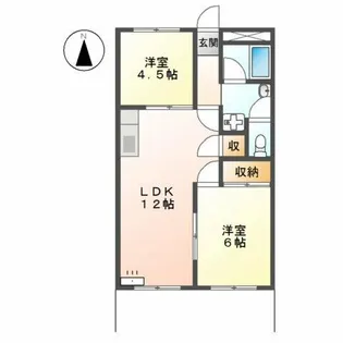 サンコーポ【1階】の間取り
