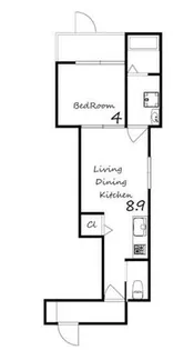 F asecia chypre【302号室】の間取り