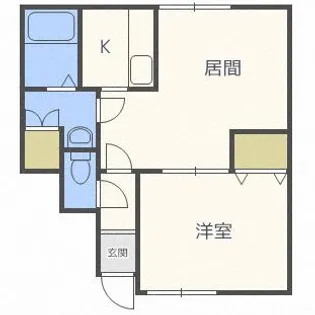 ラ・クラッセ太平【1階】の間取り