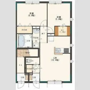 マノワール堂本Ⅱ【111号室】の間取り