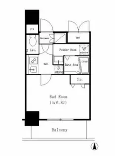 ルーエ本町【9階】の間取り