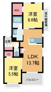 サンティエ ソレイユ【303号室】の間取り