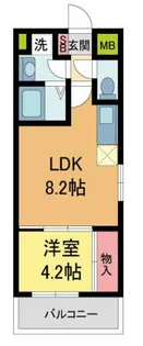 パークステージ夙川【301号室】の間取り