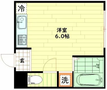 ハイツ正和【4階】の間取り