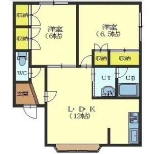 ボヌールB【201号室】の間取り