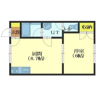 パレス美原B棟【203号室】の間取り