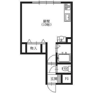 ハイツおうみ【203号室】の間取り