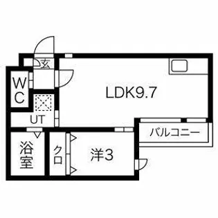 Warren morimakitownⅠ【101号室】の間取り