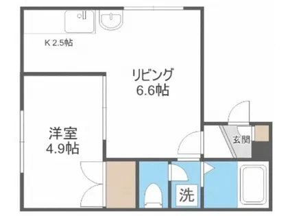 スターダスト【202号室】の間取り