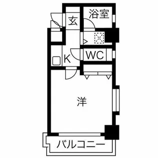 ダイナコート鳥飼【2階】の間取り